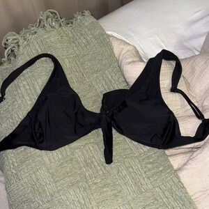 Black Triangle Bikini Top